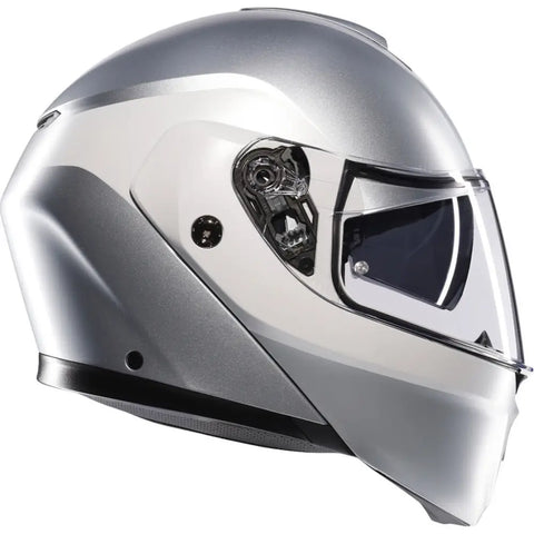 Casco AGV Streetmodular Levico Matt Silver/Light Grey