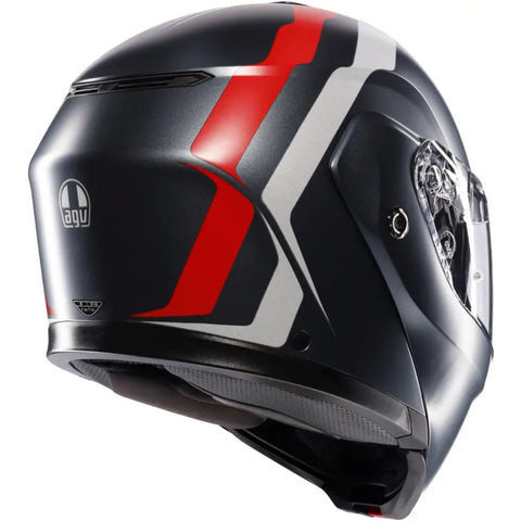Casco AGV Streetmodular Resia Grey Matt/Red