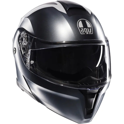 Casco AGV Streetmodular Resia Grey Matt/Red