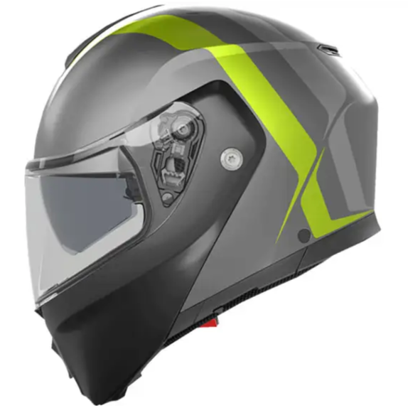 Casco AGV Streetmodular Resia Grey Matt/Yellow