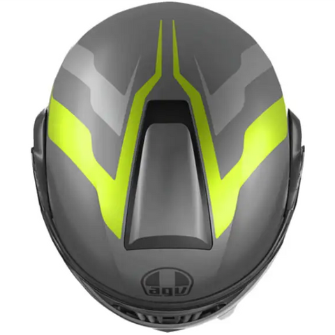 Casco AGV Streetmodular Resia Grey Matt/Yellow