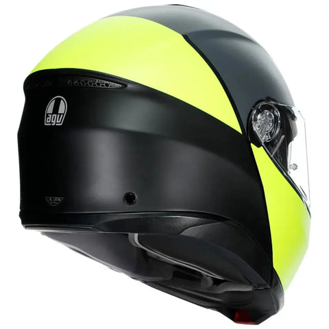 Casco AGV Tourmodular Balance Matt Black/Fluo Yellow/Gray