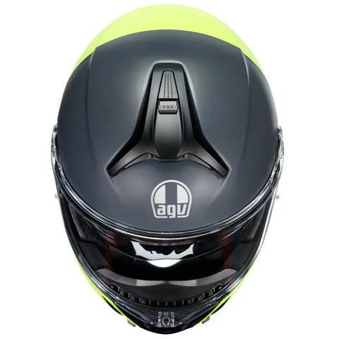 Casco AGV Tourmodular Balance Matt Black/Fluo Yellow/Gray