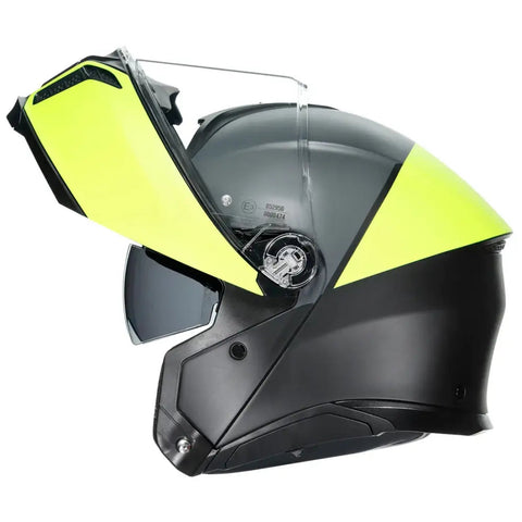 Casco AGV Tourmodular Balance Matt Black/Fluo Yellow/Gray