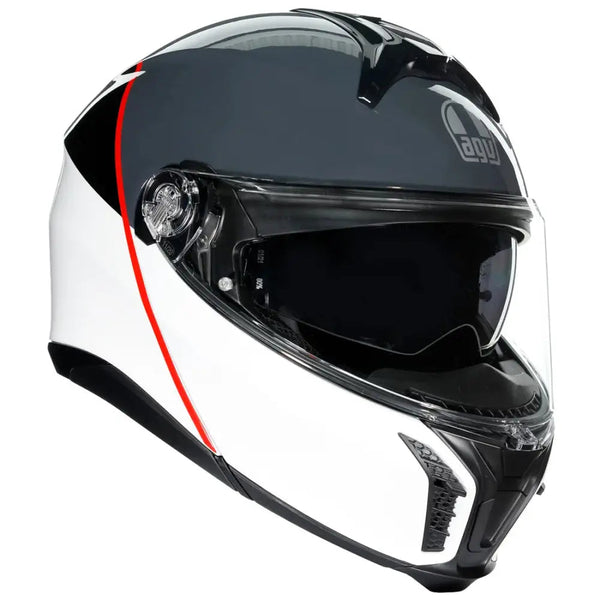 Casco AGV Tourmodular Balance White/Gray/Red