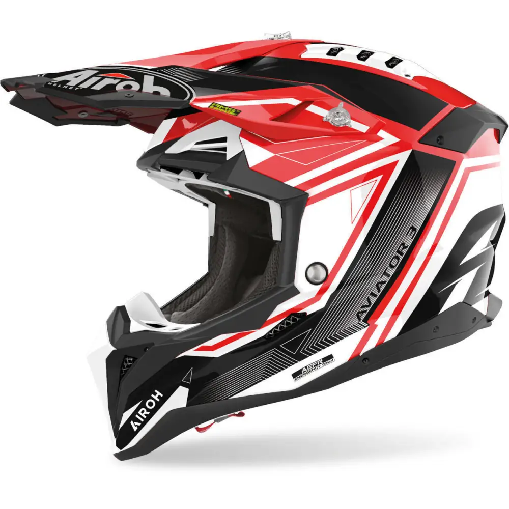 Casco Airoh Aviator 3 League Red Gloss