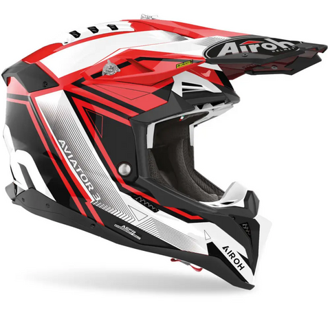 Casco Airoh Aviator 3 League Red Gloss