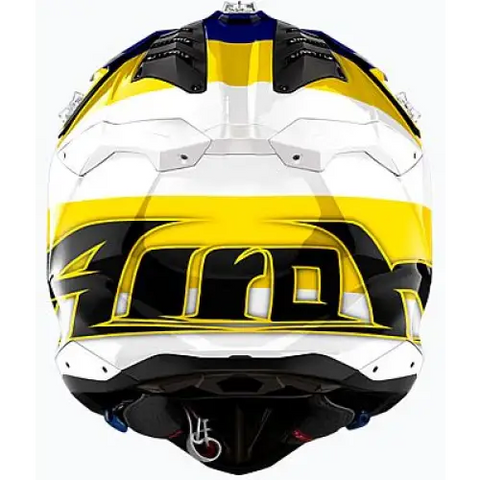 Casco Airoh Aviator 3 Monarch Blue/Yellow Gloss