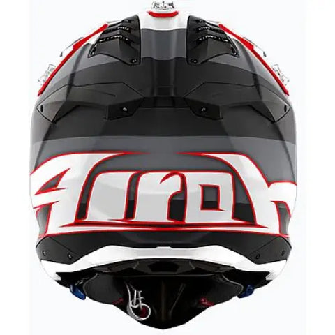 Casco Airoh Aviator 3 Monarch Grey/Red Matt