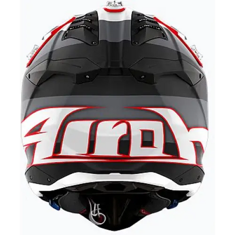 Casco Airoh Aviator 3 Monarch Grey/Red Matt