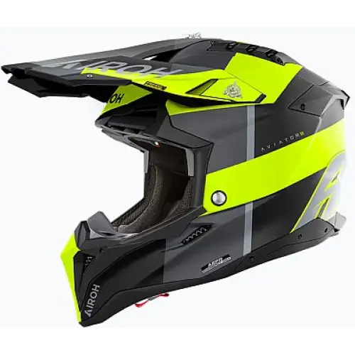 Casco Airoh Aviator 3 Monarch Yellow Matt