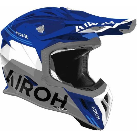 Casco Airoh Aviator Ace 2 Fury Blue Gloss
