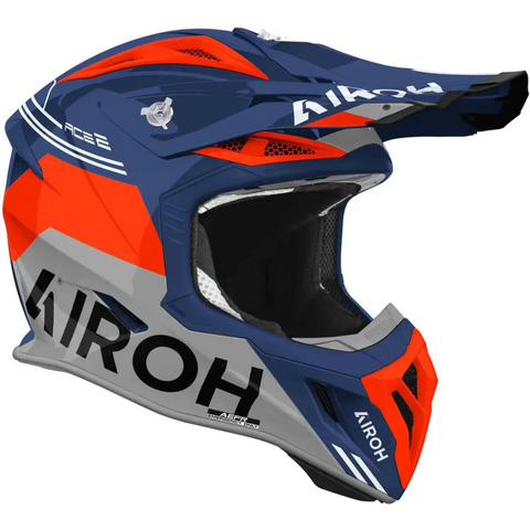 Casco Airoh Aviator Ace 2 Fury Cerulean Gloss
