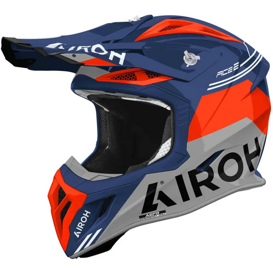 Casco Airoh Aviator Ace 2 Fury Cerulean Gloss