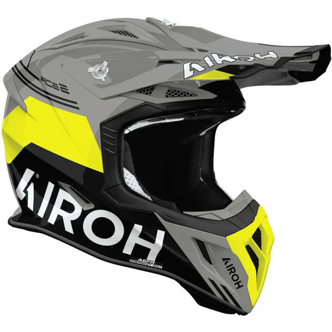 Casco Airoh Aviator Ace 2 Fury Yellow Gloss