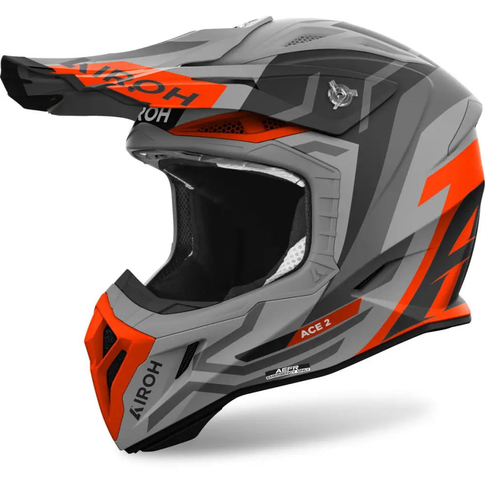 2018 airoh aviator 2.2 helmet revolve orange Casco Airoh Aviator Ace 2 Ground Orange Matt