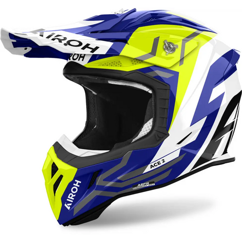 Casco Airoh Aviator Ace 2 Ground Yellow Gloss