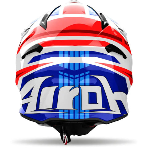 Casco Airoh Aviator Ace 2 Proud Blue / Red Gloss
