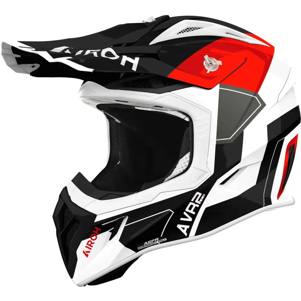 Casco Airoh Aviator Ace 2 Shield Red Gloss