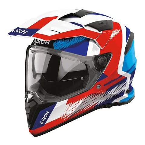 Casco Airoh Badx-X Airspeed Blue/Red