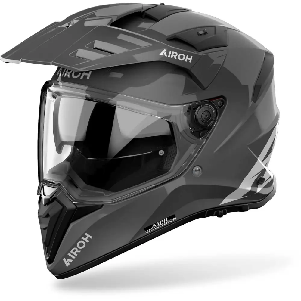 Casco Airoh Bandit Color Dark Grey Gloss
