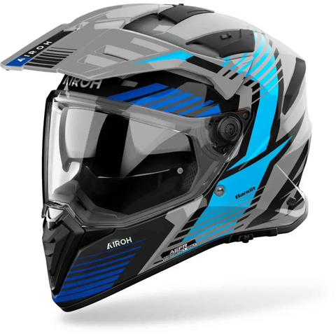 Casco Airoh Bandit Spicy Grey/Black/Blue