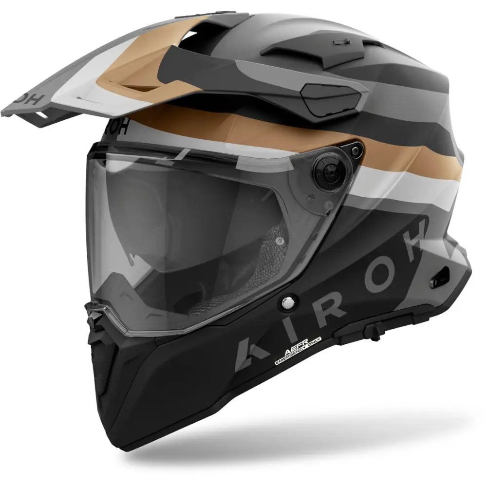 Casco Airoh Commander 2 Doom Gold Matt