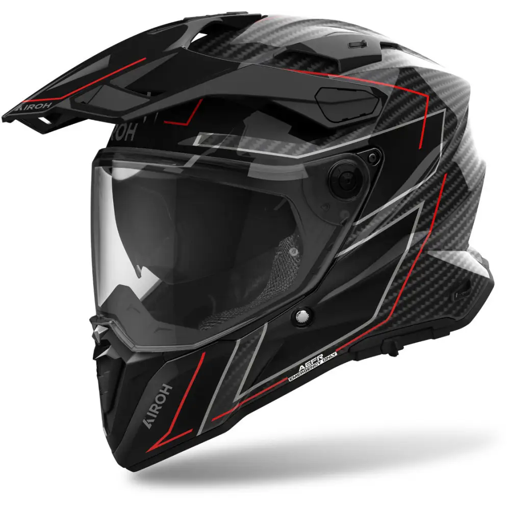 Casco Airoh Commander 2 Full Carbon Stylish