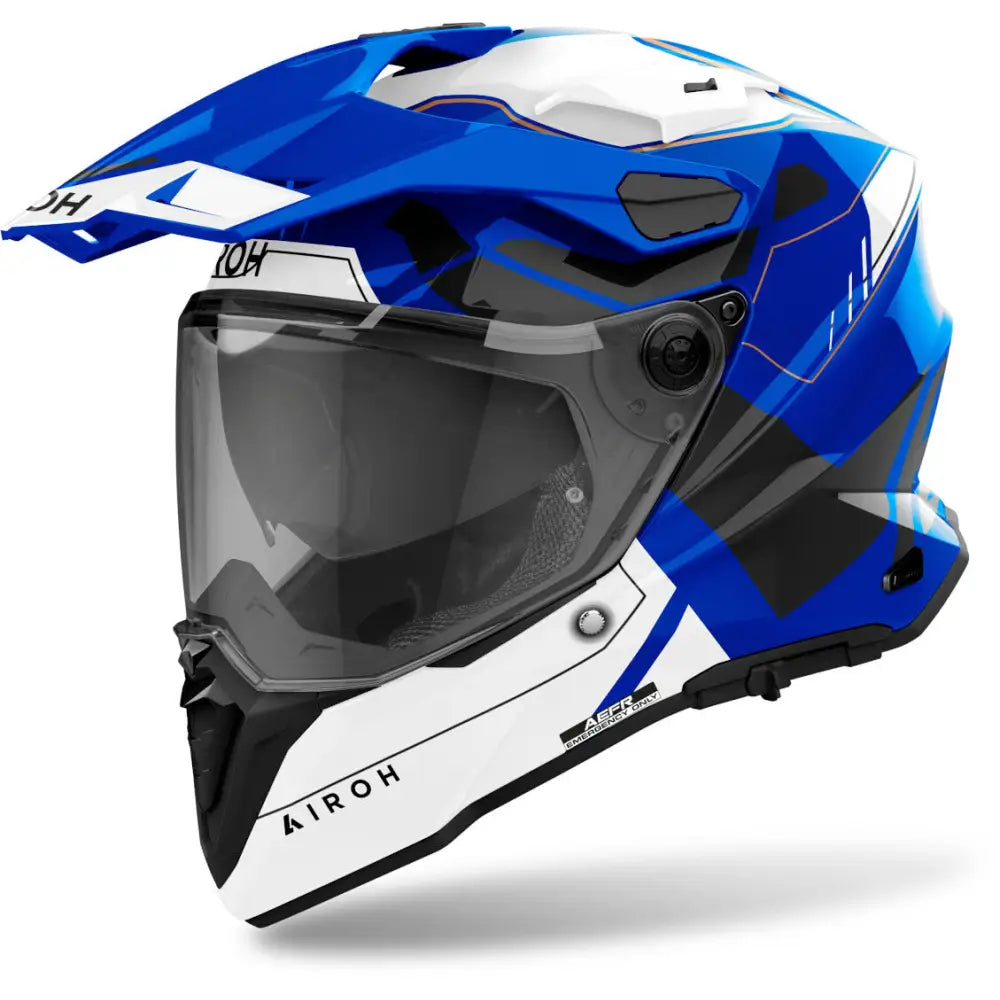 Casco Airoh Commander 2 Reveal Blue Gloss