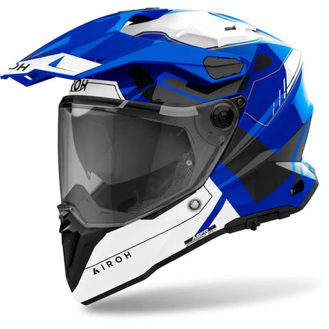 Casco Airoh Commander 2 Reveal Blue Gloss