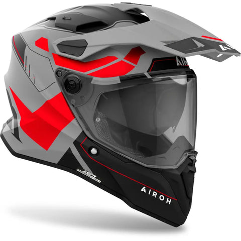 Casco Airoh Commander 2 Reveal Red Fluo Matt