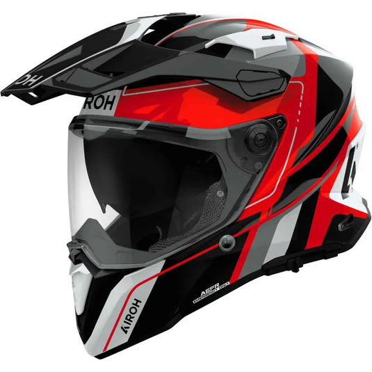 Casco Airoh Commander 2 Skip Red Gloss