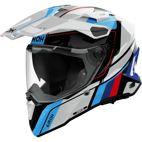Casco Airoh Commander 2 Skip White/Red Gloss