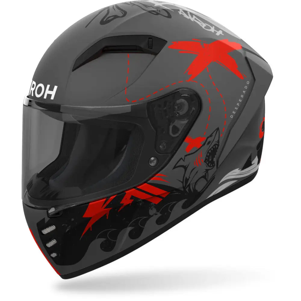 Casco Airoh Connor Desperado Orange Matt