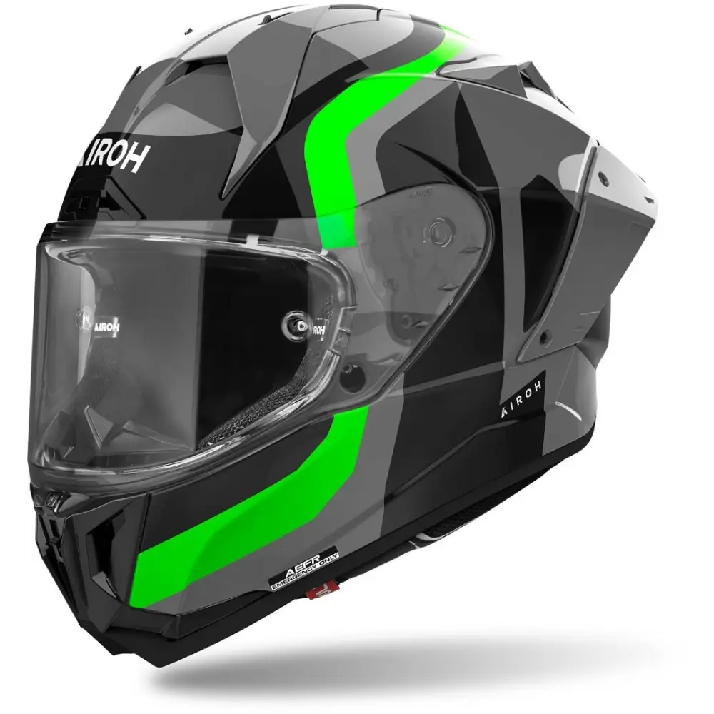 Casco Airoh GP 800 Competition Green Fluo Gloss