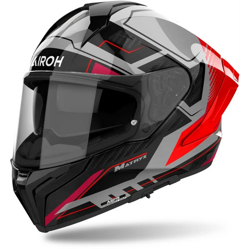 Casco Airoh Matryx Rocket Red Fluo Gloss