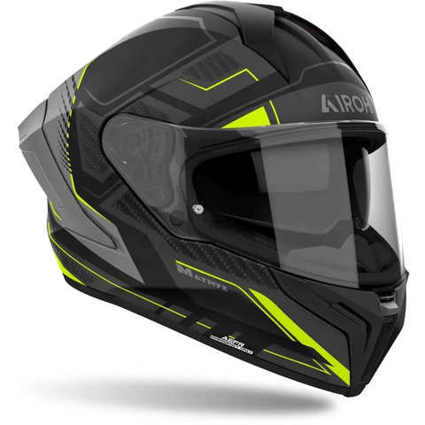 Casco Airoh Matryx Rocket Yellow Matt
