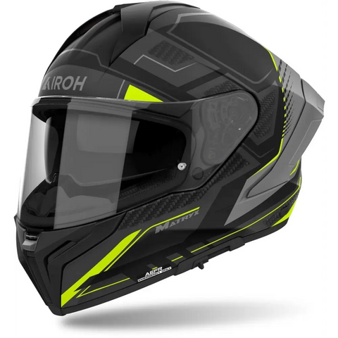 Casco Airoh Matryx Rocket Yellow Matt