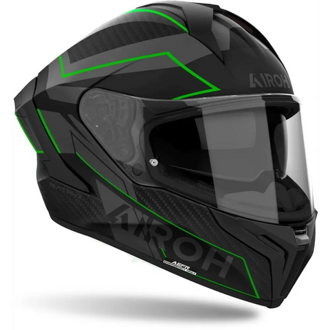Casco Airoh Matryx Sentinel Black/Grey/Green