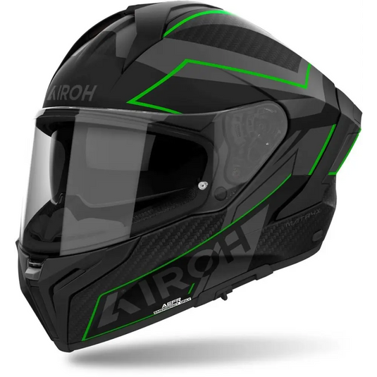 Casco Airoh Matryx Sentinel Black/Grey/Green