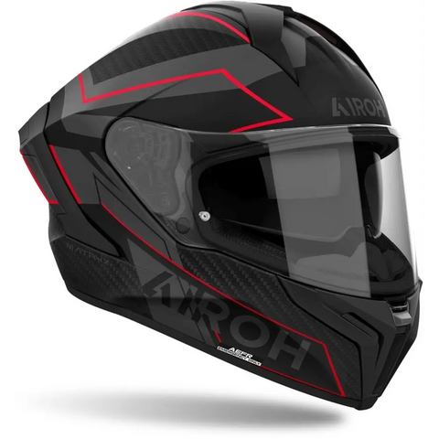 Casco Airoh Matryx Sentinel Black/Grey/Red