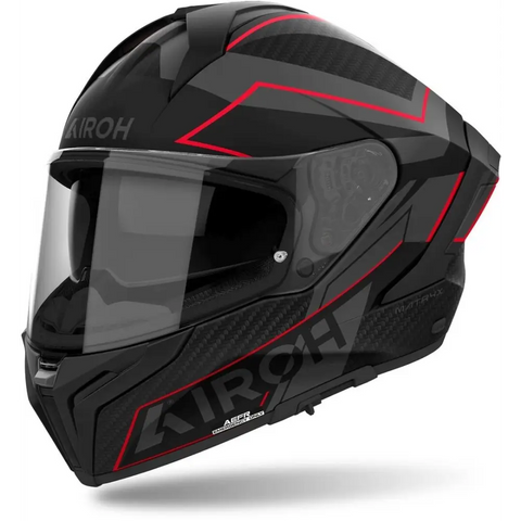 Casco Airoh Matryx Sentinel Black/Grey/Red