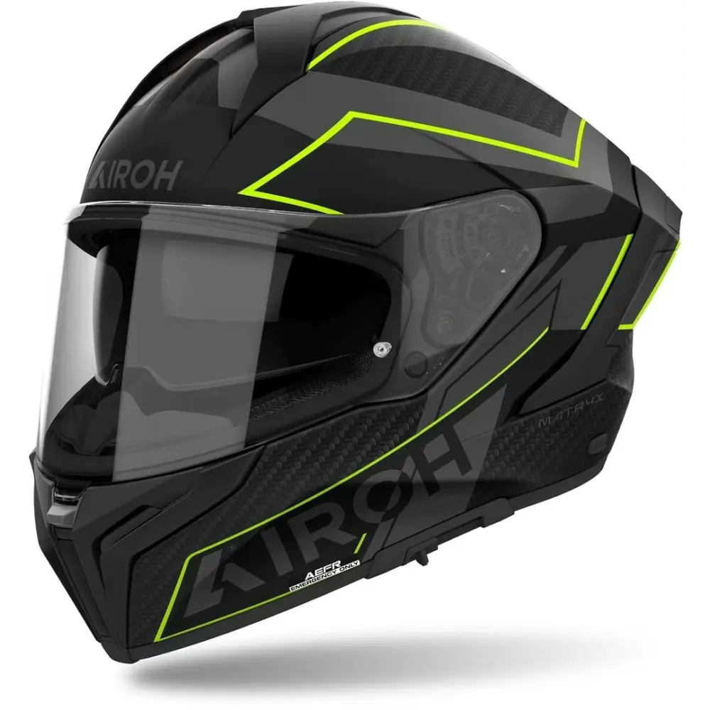 Casco Airoh Matryx Sentinel Black/Grey/Yellow