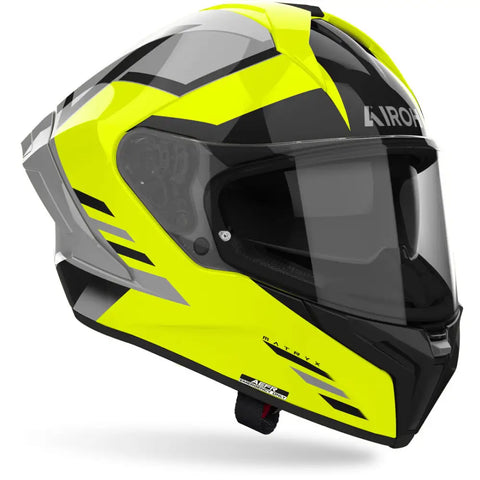 Casco Airoh Matryx Thron Yellow Gloss