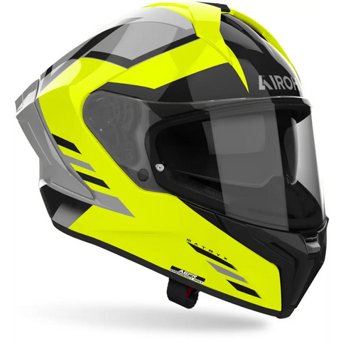 Casco Airoh Matryx Thron Yellow Gloss