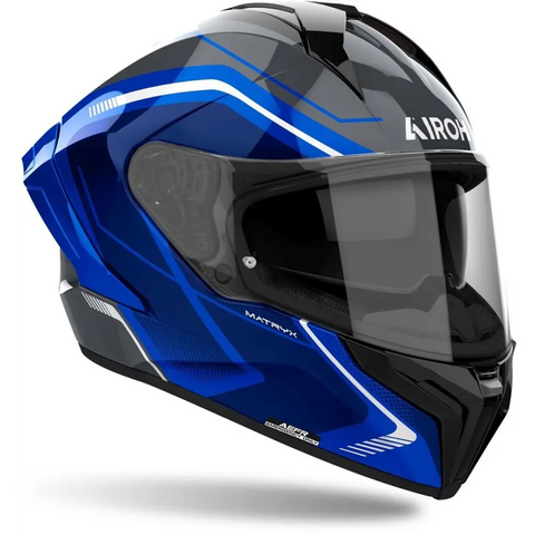 Casco Airoh Matryx Wide Black/Blue