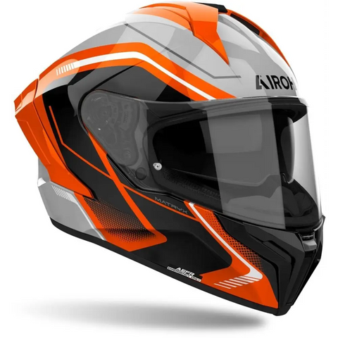 Casco Airoh Matryx Wide Black/Grey/Orange