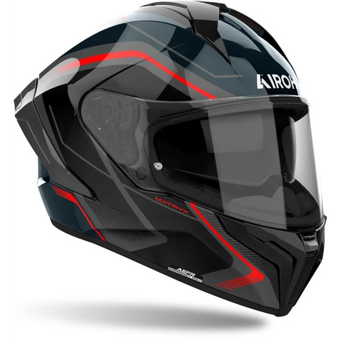 Casco Airoh Matryx Wide Black/Grey/Red