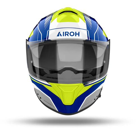 Casco Airoh Spark 2  Chrono Blue / Yellow Gloss