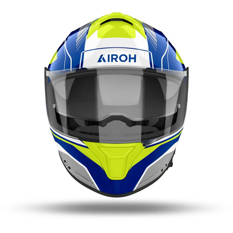 Casco Airoh Spark 2  Chrono Blue / Yellow Gloss